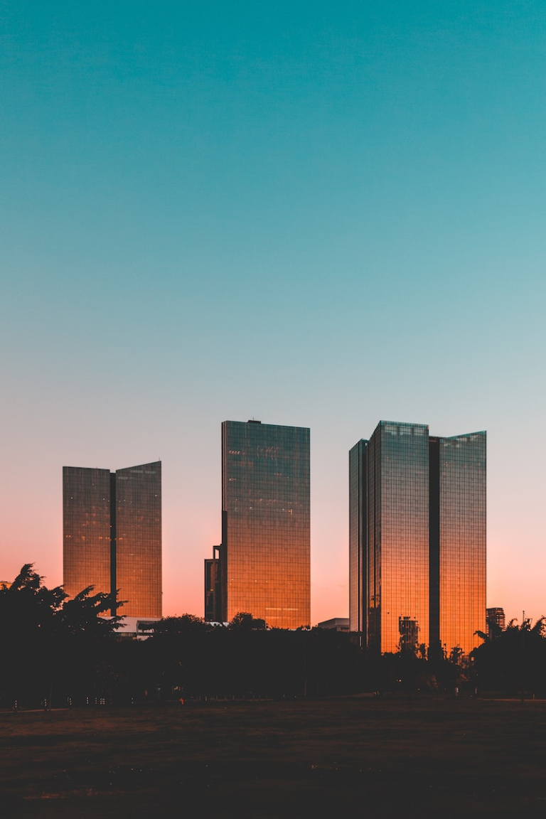 High-rise Buildings Under Blue Sky