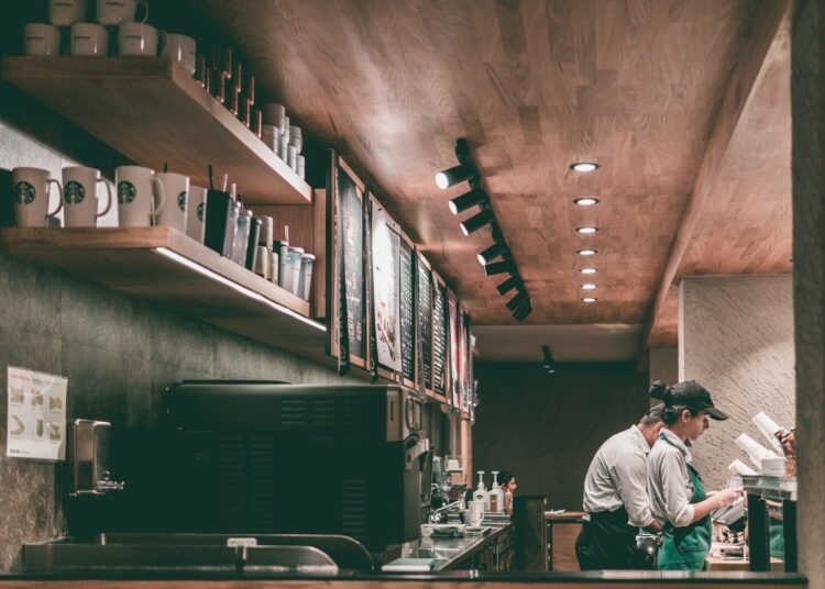 barista in coffee shop