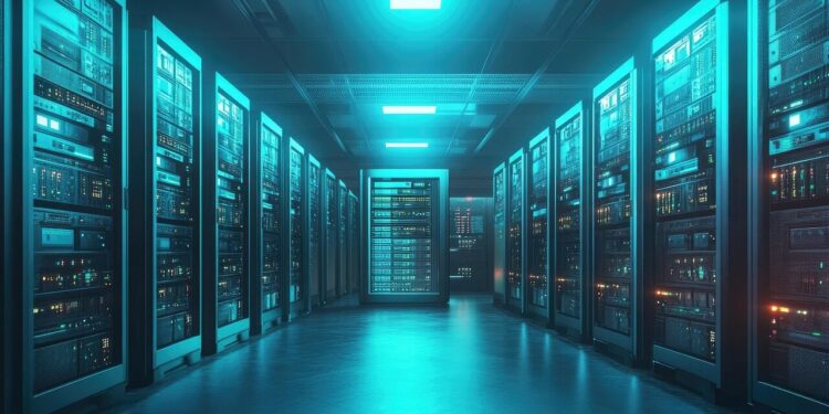 ai generated, data center, server room, server, network, data, center, storage, cloud computing, technology, hardware, computer, cloud, system, computer networking, network storage