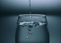 glass of water pouring