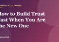 A new team member earning trust through small daily habits at work