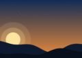 Sunrise over quiet hills, Positive Phil