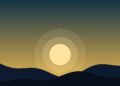 Sunrise over quiet hills, Positive Phil