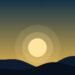 Sunrise over quiet hills, Positive Phil