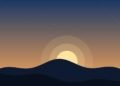 Sunrise over quiet hills, Positive Phil