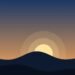 Sunrise over quiet hills, Positive Phil