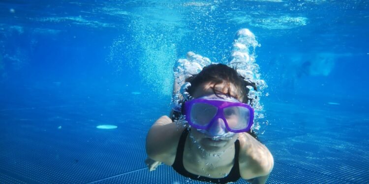 Swimmer Underwater photo