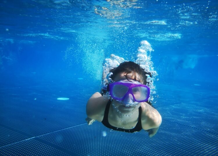 Swimmer Underwater photo