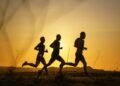 Runner Sunrise Silhouette photo