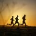 Runner Sunrise Silhouette photo