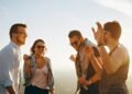 Friends Laughing Celebration photo