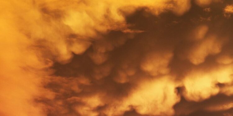 Golden Clouds Sunrise photo