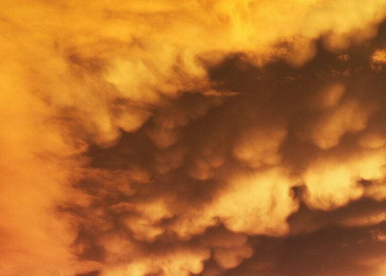 Golden Clouds Sunrise photo