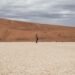 Lone Figure Vast Desert photo