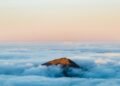 Mountain Peak Above Clouds photo