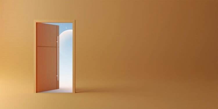 Door Open Bright Light photo